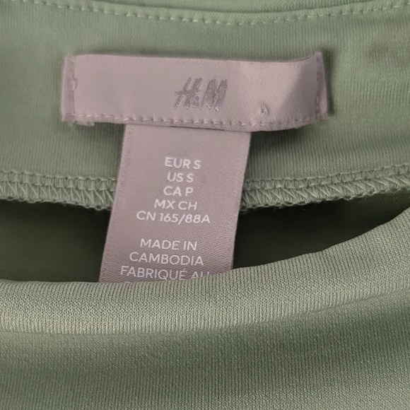 H&M Light Green Muscle Tee - Picture 4 of 4